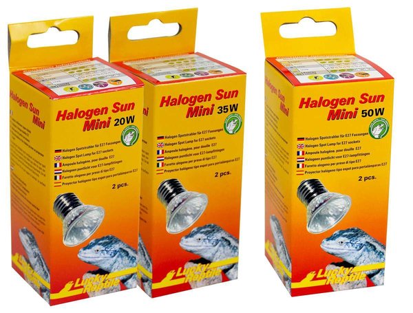 Halogen Sun Mini 50 W Dubbele verpakking